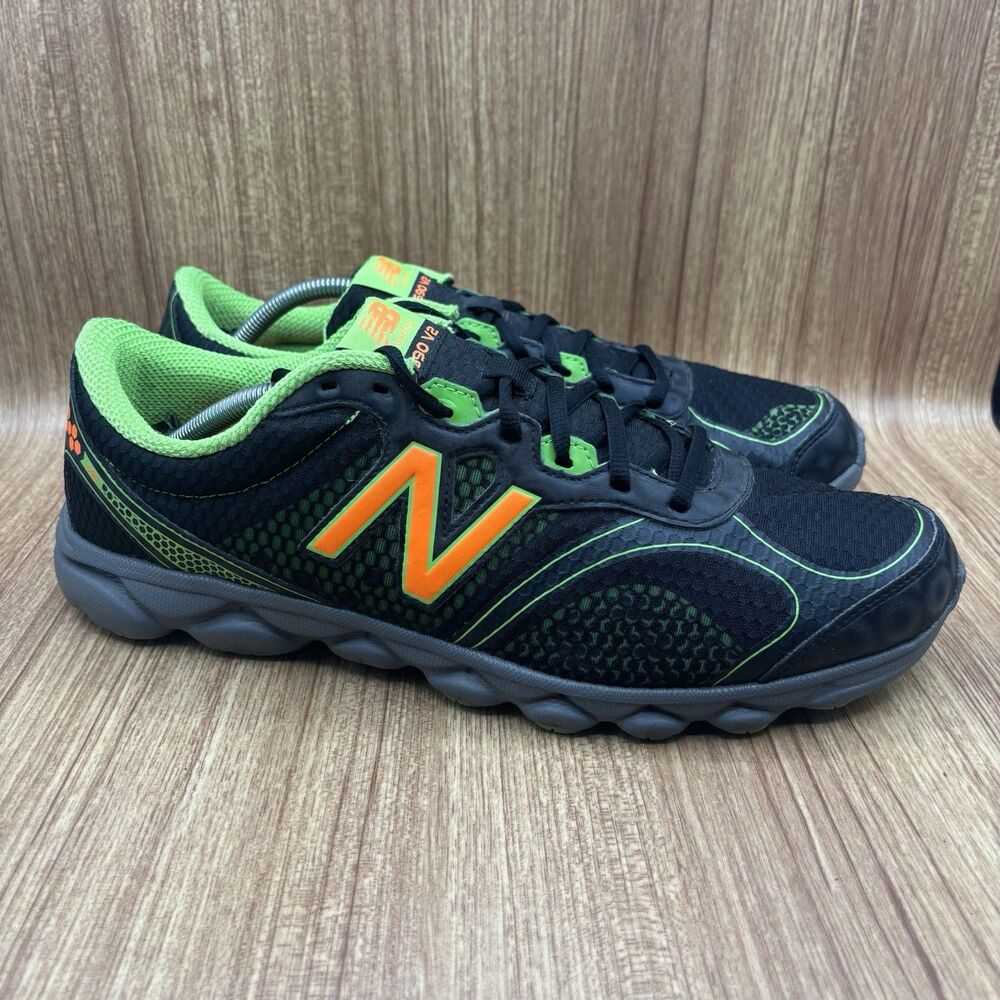 New Balance 690v2 M690BG2 Men’s Size 13D‎ Black Orange Green Running Sneakers